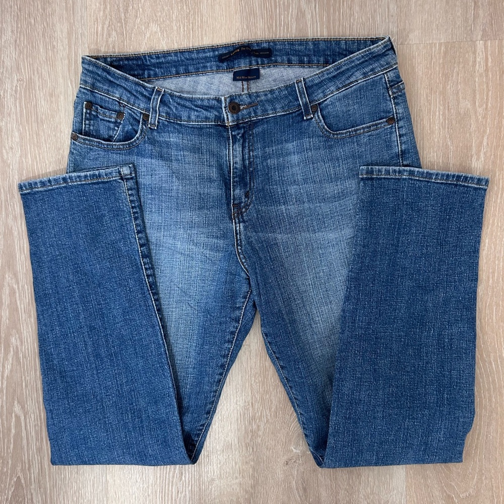 Levis The Original Jean Mid Rise Skinny Medium Wash 5 Pocket Size 16 Women’s - Picture 1 of 9
